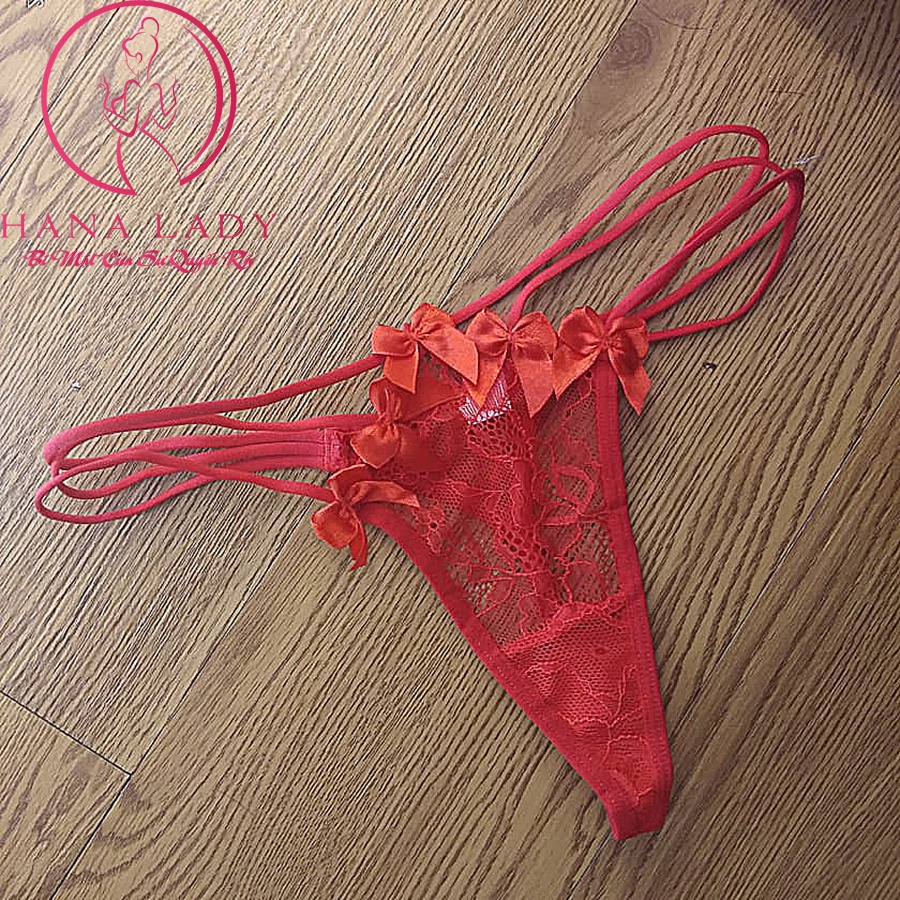 Quần lót lọt khe sexy, lọt khe ren dây quyến rũ gợi cảm đính nơ dễ thương LK081 | BigBuy360 - bigbuy360.vn