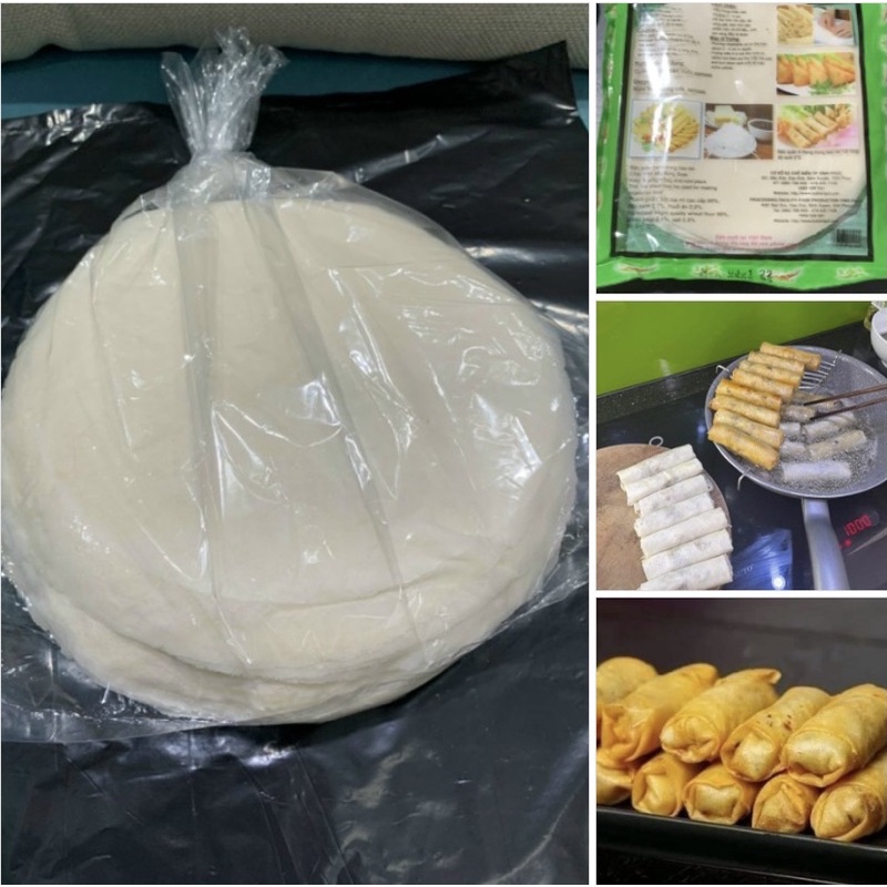 Vo bía đậu xanh hàng trần sz 16 gói 100 lá