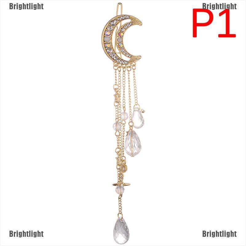 Kẹp Tóc Hình Mặt Trăng Thời Trang Thanh Lịch Cho Nữ