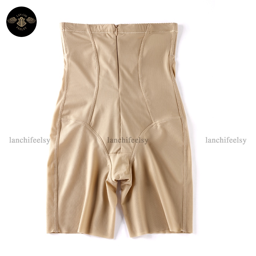 Quần gen bụng khóa kéo định hình giảm mỡ cạp cao Slim 10, thanh định hình siết eo chống cuộn,chống xệ, mặc váy không lộ | BigBuy360 - bigbuy360.vn