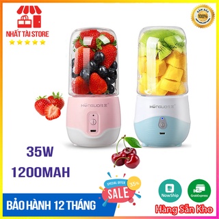 Máy Xay Sinh Tố Cầm Tay Honguo Mini Hàng Nhập Khẩu Sạc Pin Bảo Hành 12 Tháng
