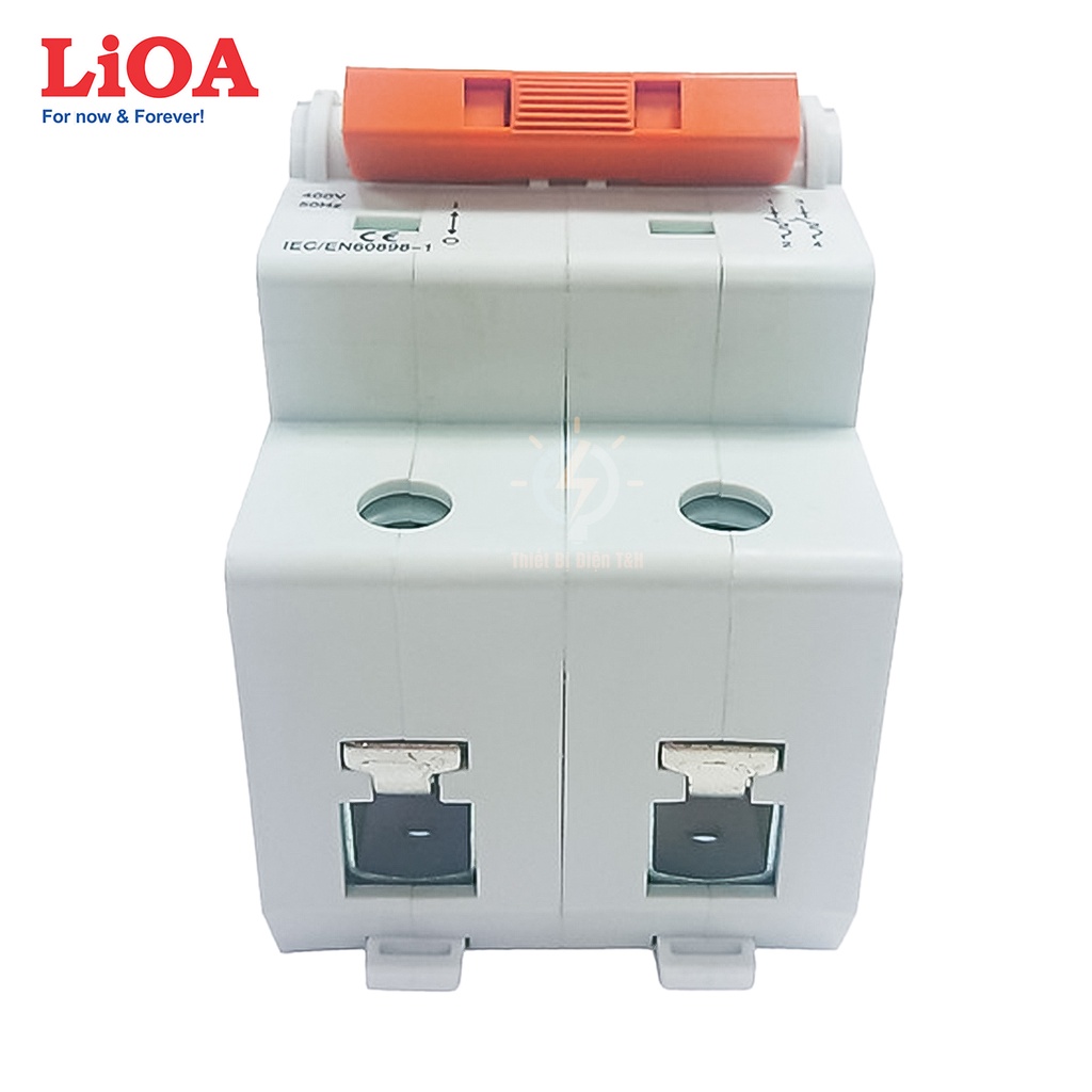 Cầu dao tự động, Aptomat, CB, 2 pha, 2 cực LIOA, dòng cắt 4.5KA, chịu tải 6A, 25A, 32A, 63A, 75A, 100A