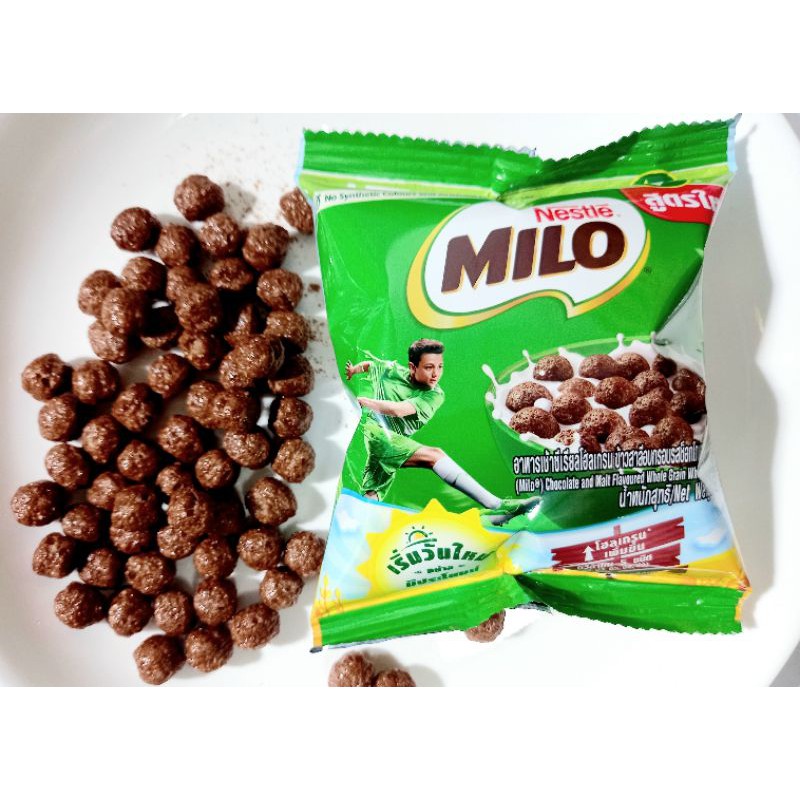 lốc 12/14 gói milo ăn sáng ngũ cốc nestle- socola , thái lan