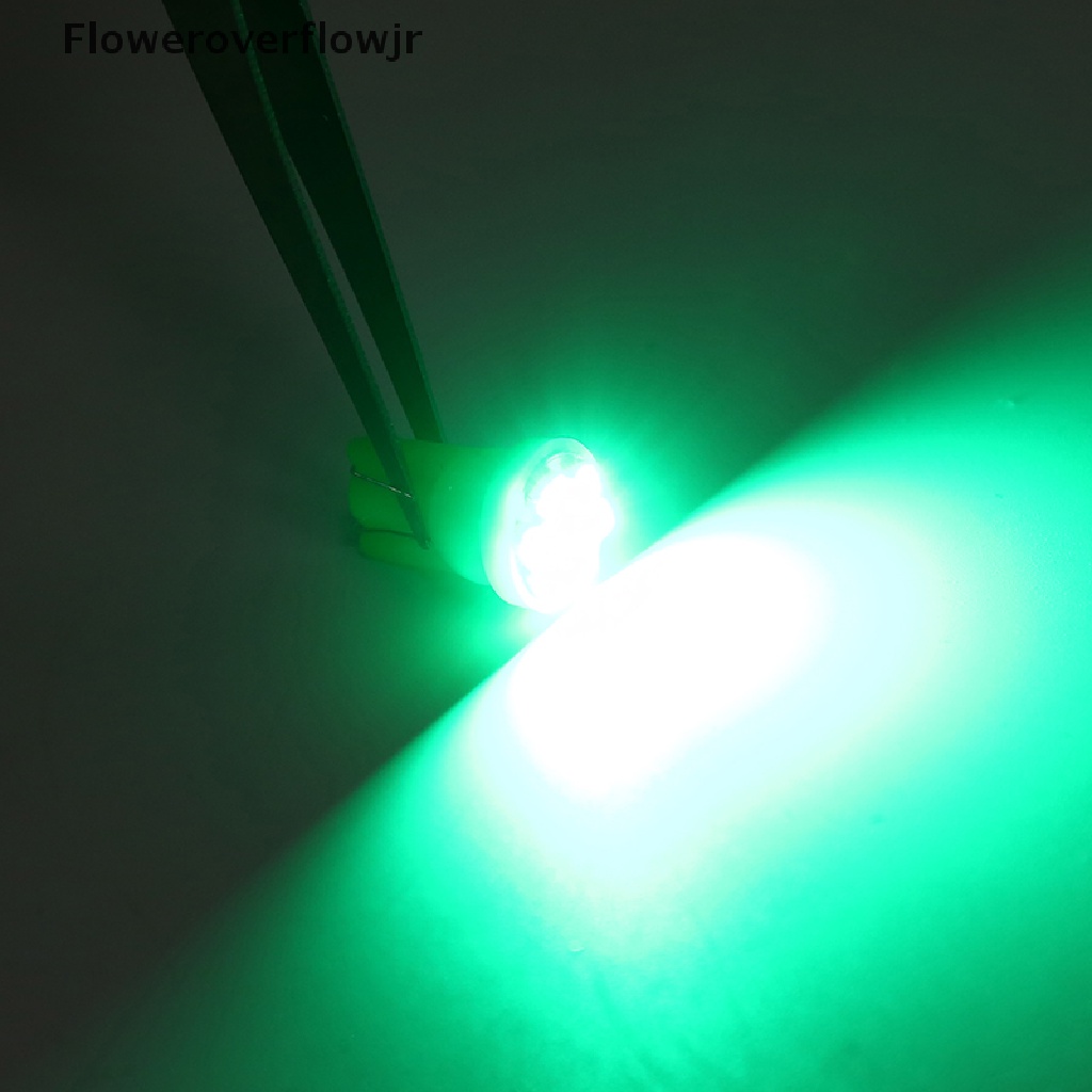 FOJR 10pcs T10 LED W5W car parking light Wedge Bulb auto Dashboard Indicator Lamps DC .