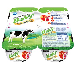 Thùng 48 Hộp Sữa Chua Ba Vì Cao Lớn 95g