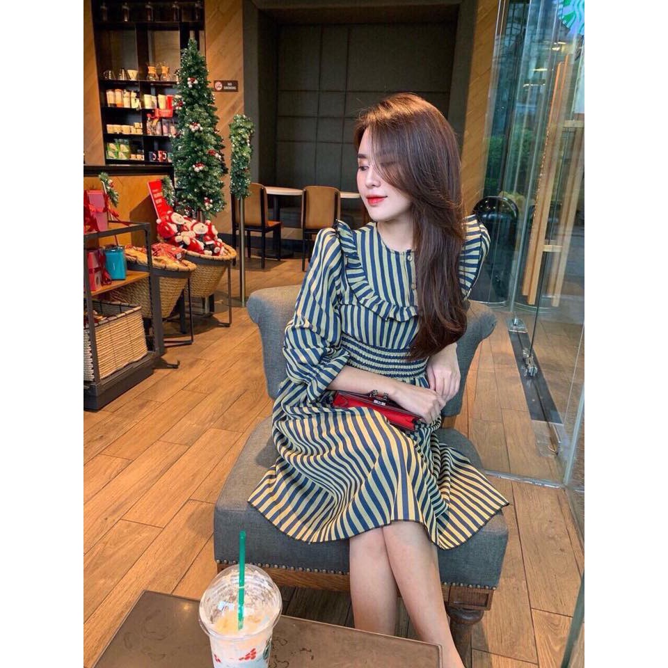 Đầm dự tiệc cổ bèo quyến rũ, Zara dress | BigBuy360 - bigbuy360.vn