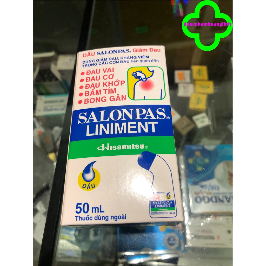 Salonpas Lăn Giảm Đau Cơ, Bong Gân, Nhức Mỏi (Chai 50ml)