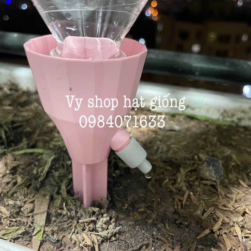 Đầu tưới tự động nhỏ giọt gắn chai nước cao cấp