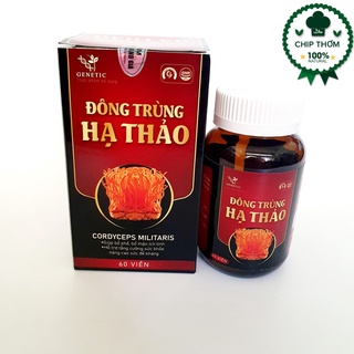 [Viện Hàn Lâm KHCN] Đông Trùng Hạ Thảo Dạng Viên - Cordyceps Militaris - Hộp 60v
