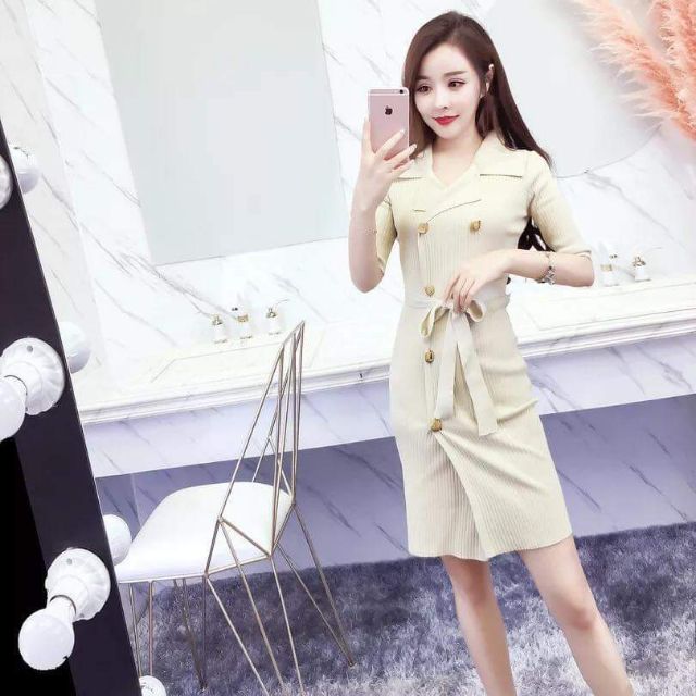 Váy len quảng Châu