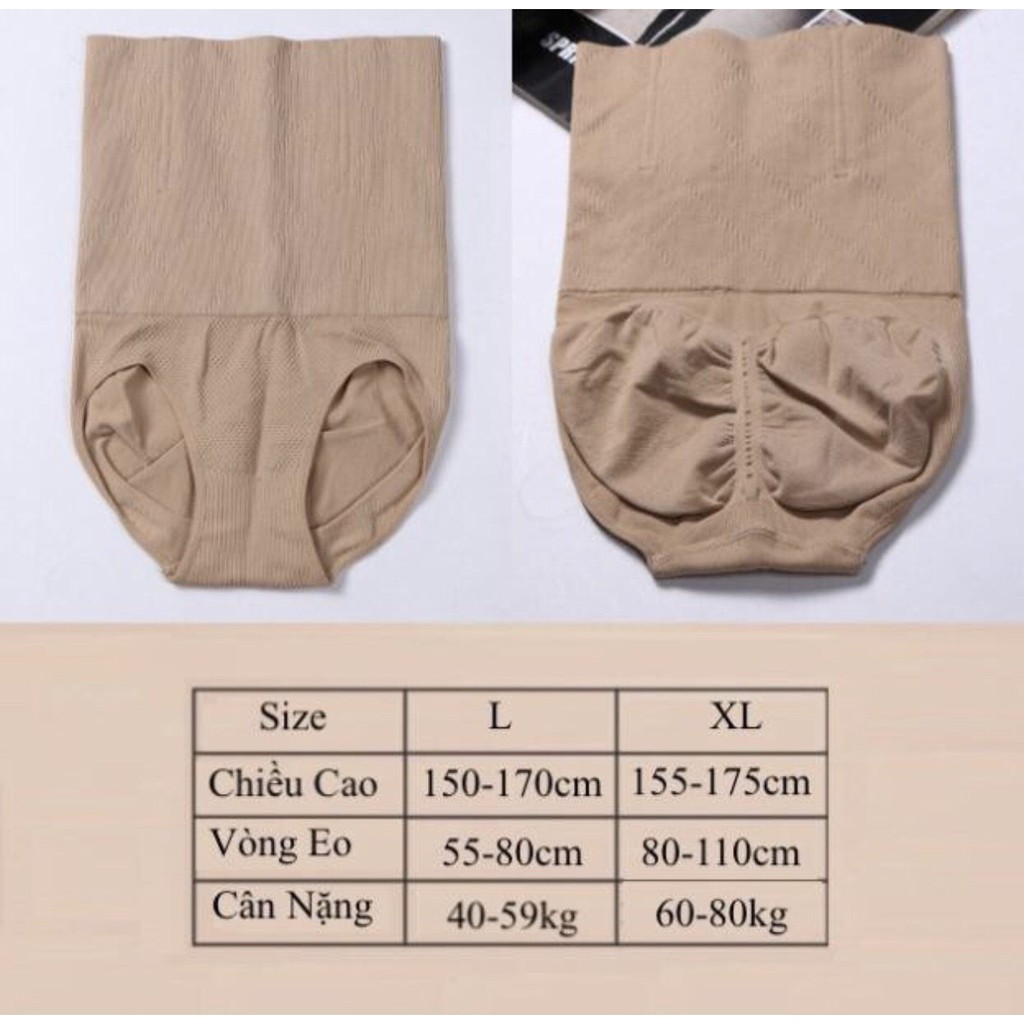 Quần Ken Bụng🌹FREESHIP🌹Quần Nịt Bụng Cạp Cao Giảm Mỡ, Giảm Eo Định Hình Vòng Eo Mặc Dễ Chịu  QN11 | BigBuy360 - bigbuy360.vn