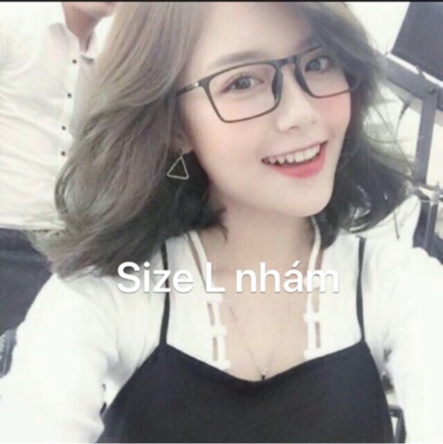 HCM Gọng kính cận nam nữ dẻo đủ size kính gọng dẻo vuông teen loại 2