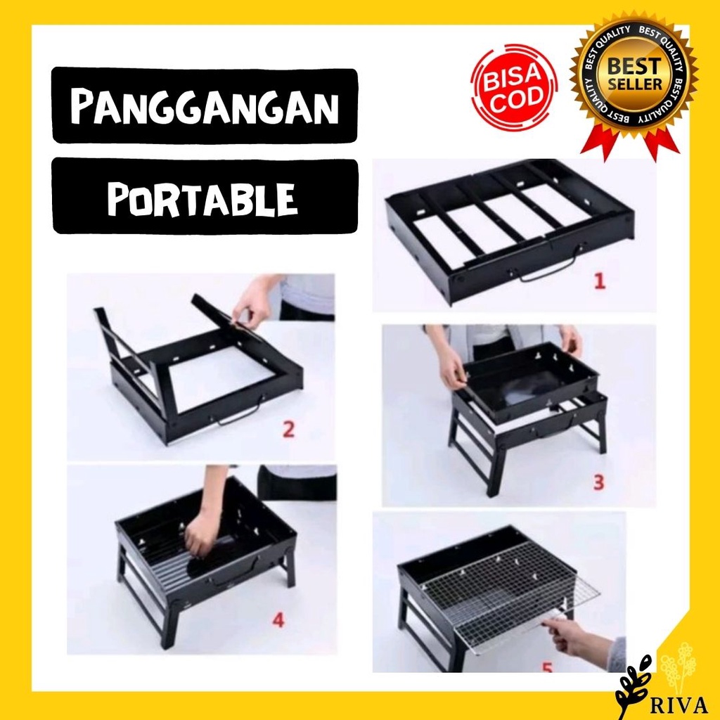 Lò Nướng Bbq Nhỏ Gọn Tiện Dụng Mang Theo Du Lịch Cắm Trại | BigBuy360 - bigbuy360.vn