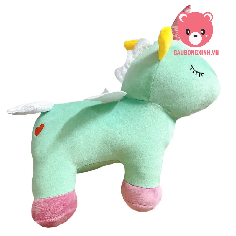 Gấu Bông Kỳ Lân Unicorn đáng yêu, Thú nhồi bông Ngựa pony có sừng cute, Quà tặng cao cấp Gaubongxinh.vn