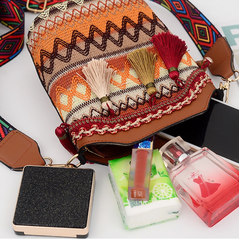 Túi Xách Đan Lát Phong Cách Bohemian Thời Trang Cho Nữ