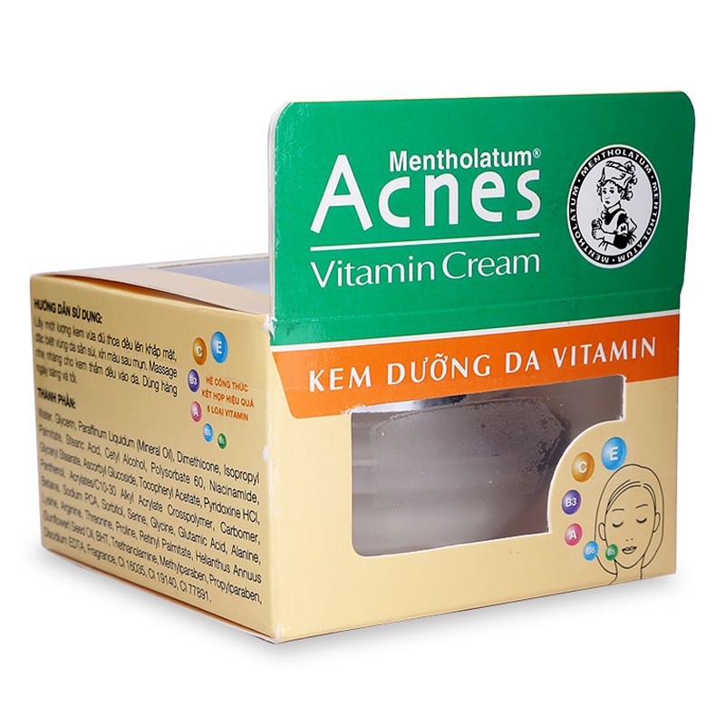 Kem Dưỡng Da Vitamin { CHÍNH HÃNG } Acnes Vitamin Cream - Hũ 40g