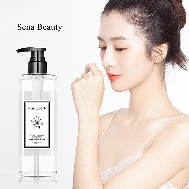 Một chai sữa tắm nước hoa Maycreate Freesia Fragrance Shower Gel 500ML Senabeauty | BigBuy360 - bigbuy360.vn