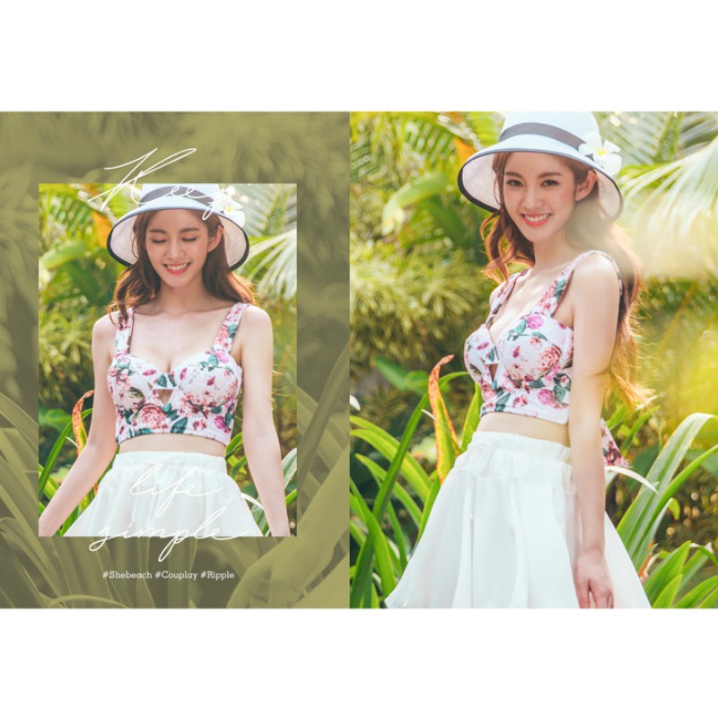 Set bikini họa tiết hoa quyến rũ thời trang cho nữ đi bơi đi biển 2020 | BigBuy360 - bigbuy360.vn