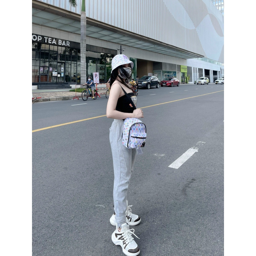 💥 XẢ HÀNG 💥 Balo mini thời trang đi học MLB in phối họa tiết NY nhiều màu