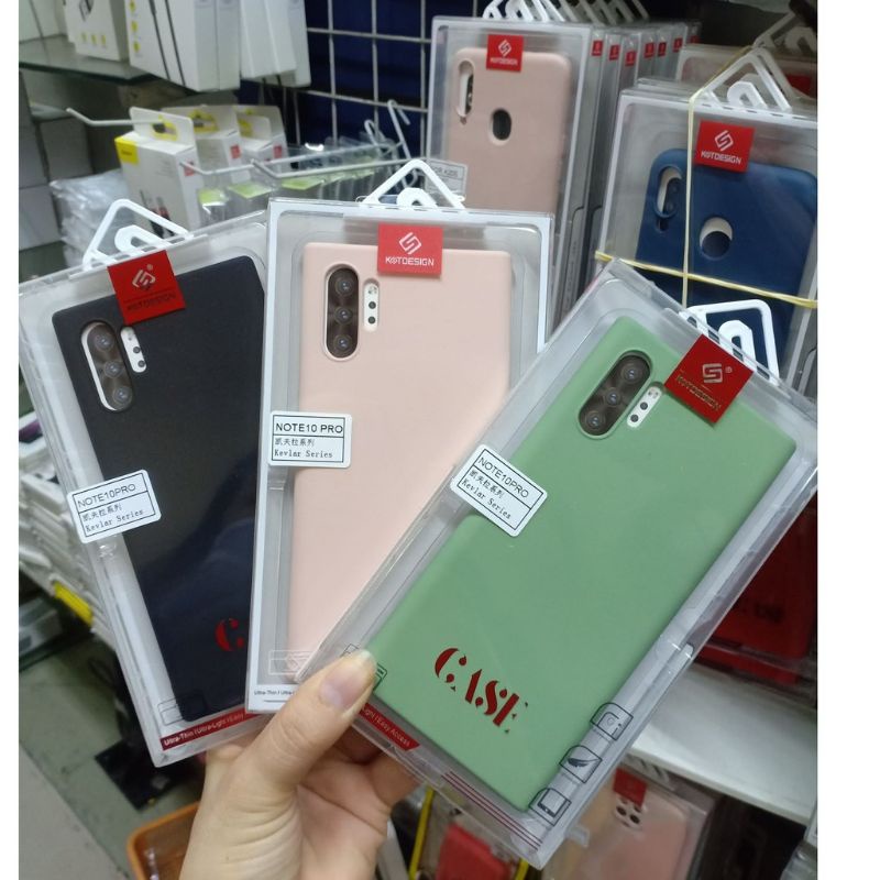Ốp lưng dẻo màu Samsung Note 10 Plus/Note 10/Note 10 lite  hiệu KST Desing chống bám bẩn