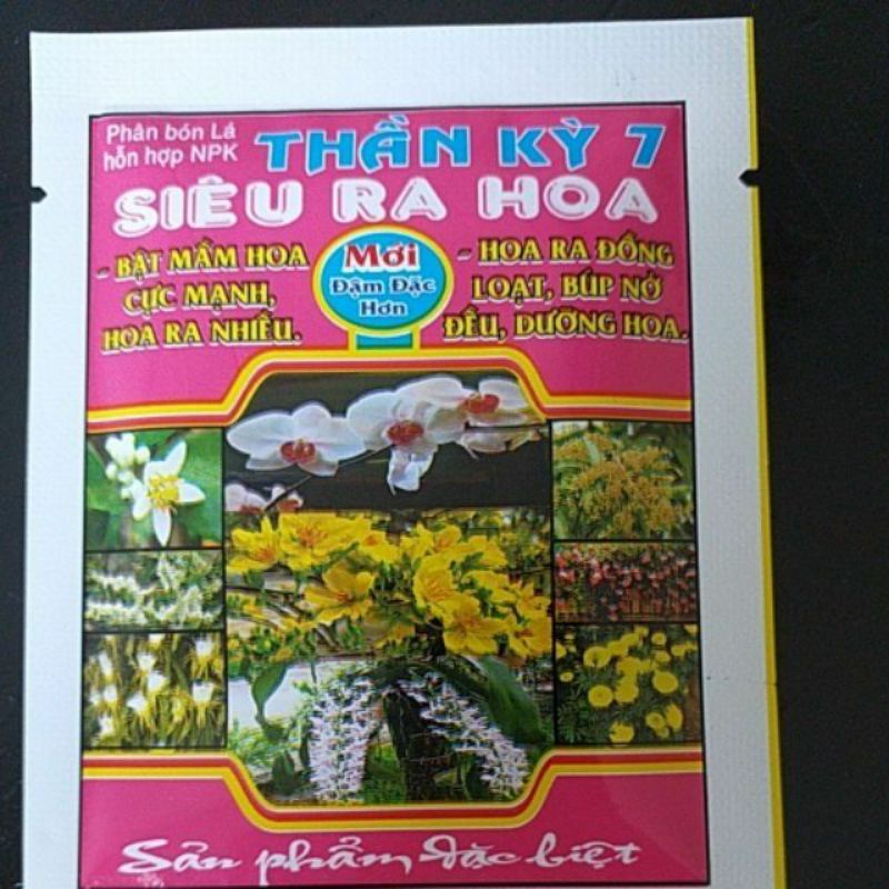 (Quận 8 - chỉ Hỏa tốc) Phân bón lá THẦN KỲ 7, SIÊU RA HOA.