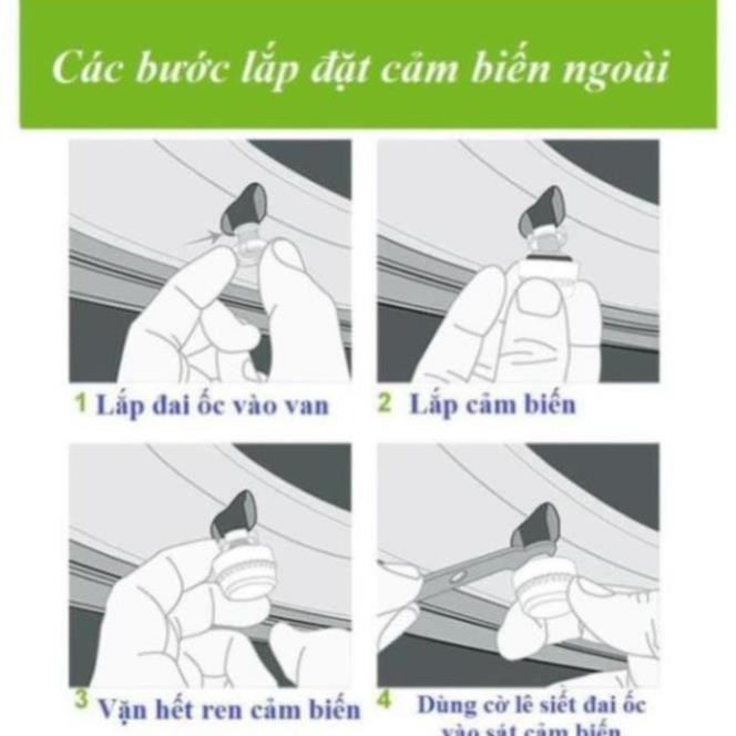 Cảm Biến Áp Suất Lốp TPMS, van ngoài,màn màu