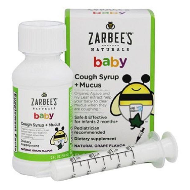 Siro ho tiêu đờm Zarbee's Baby 59ml Mỹ (Sỉ &Lẻ)