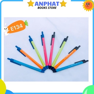 Bút Bi Siêu Trơn 0.5mm Eras E134 ( Màu Thân Bút Giao Ngẫu Nhiên)