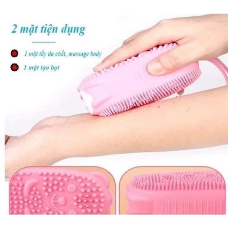 Bông tắm silicon tạo bọt