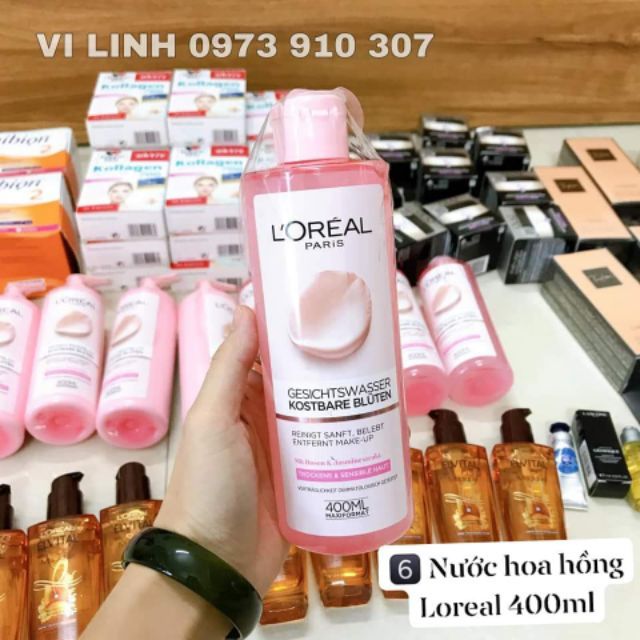 (Bill Đức ảnh sau) NƯỚC HOA HỒNG LOREAL 400ml- Hàng Đức