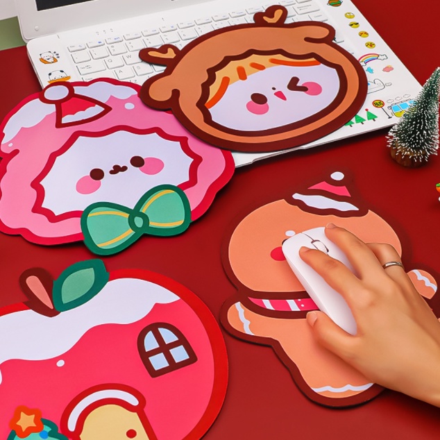 Tấm lót chuột chống trượt  in họa tiết hoạt hình dễ thương