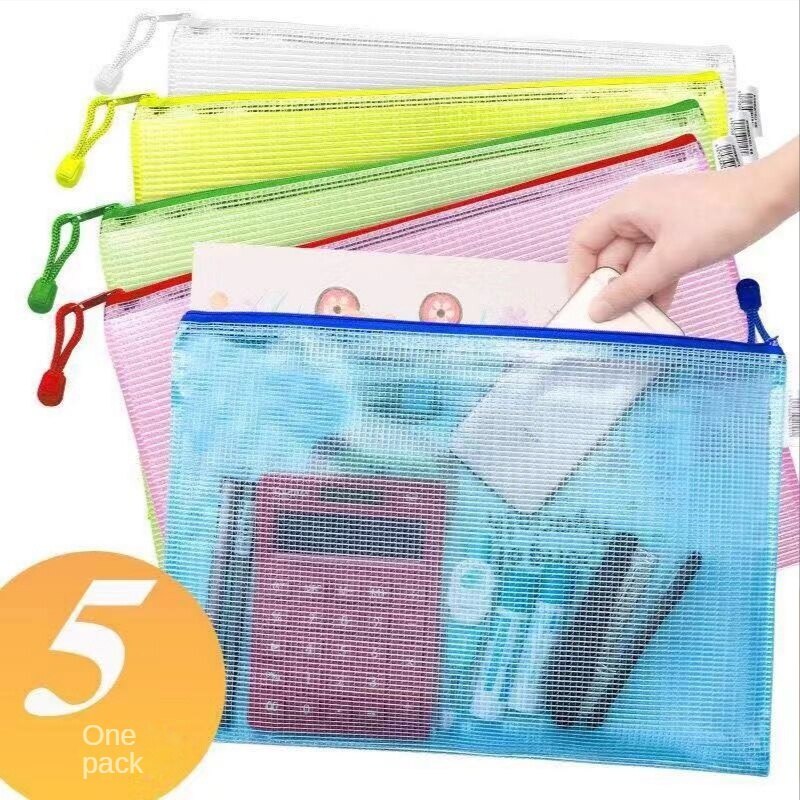 Túi Đựng Tài Liệu Khổ A4 A5 A6 Trong Suốt Dày Dặn Không Thấm Nước