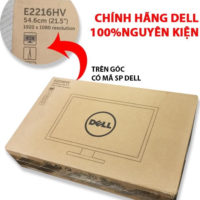 Màn hình Dell 19 inch LED, Model E1916HV.Màn hình vi tính mới 100% FULL BOX, bảo hành 36 tháng