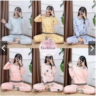 Set Nỉ Bông Icon 8 Hình Nữ [FREESHIP] hình ngẫu nhiên 🌸 Bộ ngủ mặc ở nhà in hình icon cute đáng yêu  SIÊU HOT 🌸
