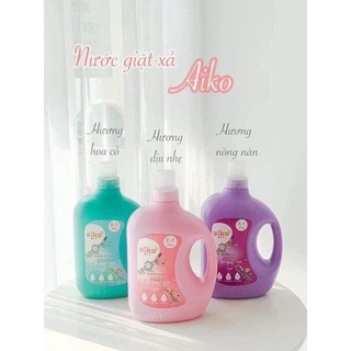 Nước giặt baby Aiko 2 trong 1 quần áo siêu mềm mà lại cực thơm