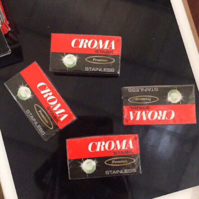 Hộp Dao Lam Croma 10 Chiếc Hàng Chuẩn Đức