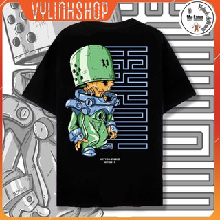 Áo phông nữ VYLINHSHOP Áo thun HEYYOU ZOMBIE BLACK TEE cotton hút mồ hôi màu đen