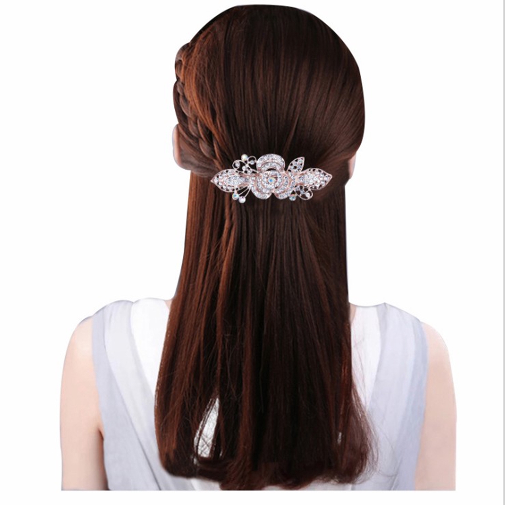 Kẹp tóc đính đá sang trọng cho nữ