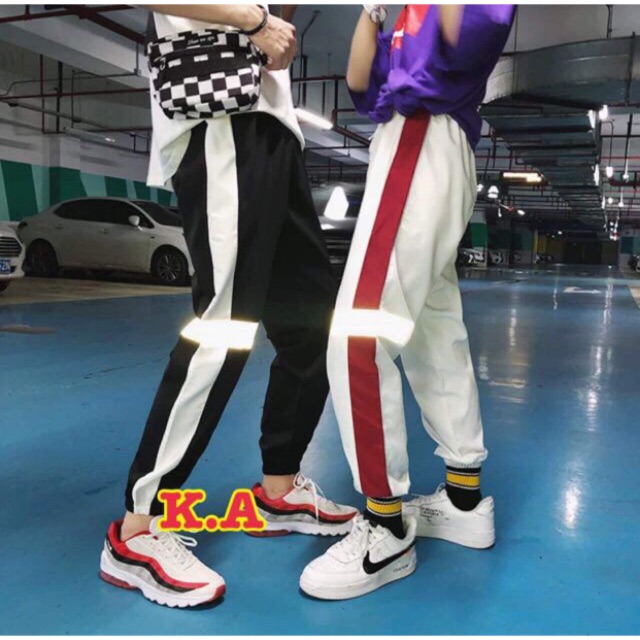 Quần jogger phản quang dưới 60kg