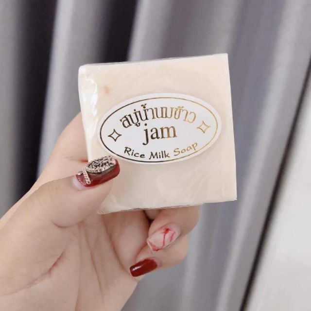 SÁP GẠO JAM RICE MILK SOAP (THÁI LAN CHÍNH HÃNG)