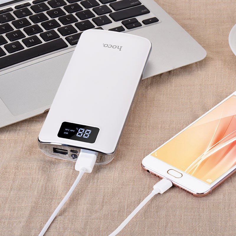 Pin sạc dự phòng 15000mAh tích hợp màn hình led báo pin Hoco B23A - Hàng chính hãng