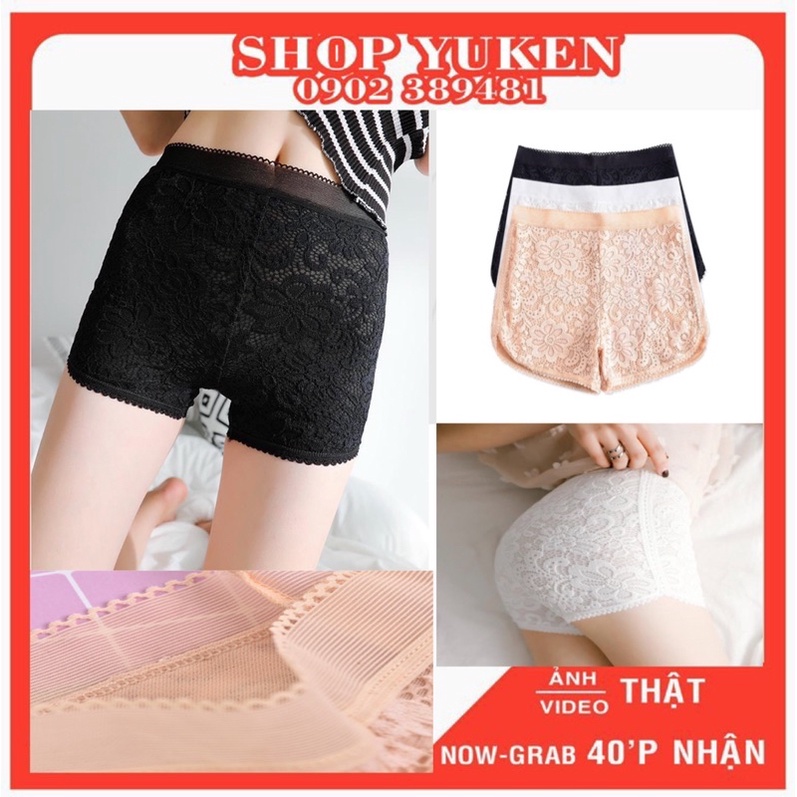♥️ Shop Uy Tín ♥️Q2019 [Quần Lót Nữ] Quần mặc váy ren xinh Quần bảo Hộ Ren Dày Dặn hàng nhập xịn