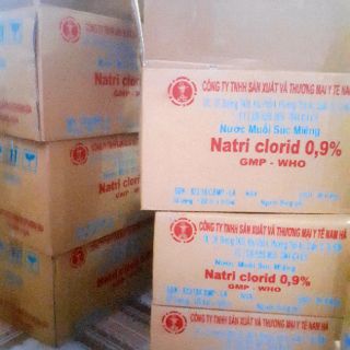 Nước muối sinh lý Nam Hà.