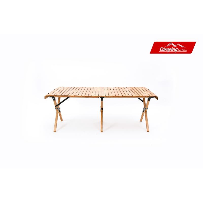 [Chính hãng] BÀN GỖ CUỘN GẤP GỌN CAO CẤP 120CM CAMPING ENJOY NATURE