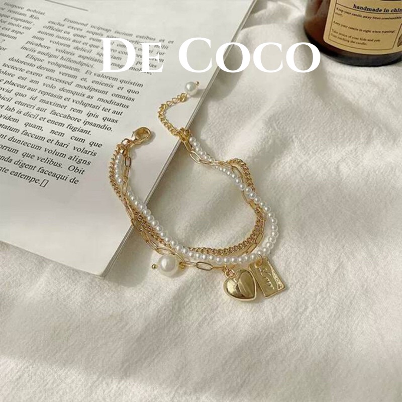 Vòng tay lắc tay Golden Belt De Coco decoco.accessories