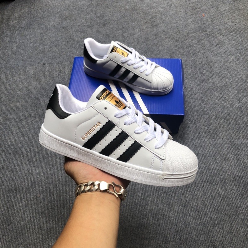 [Tặng hộp ,lọ tẩy giầy và dây giầy ]giày thể thao sò tem vàng nam nữ | BigBuy360 - bigbuy360.vn