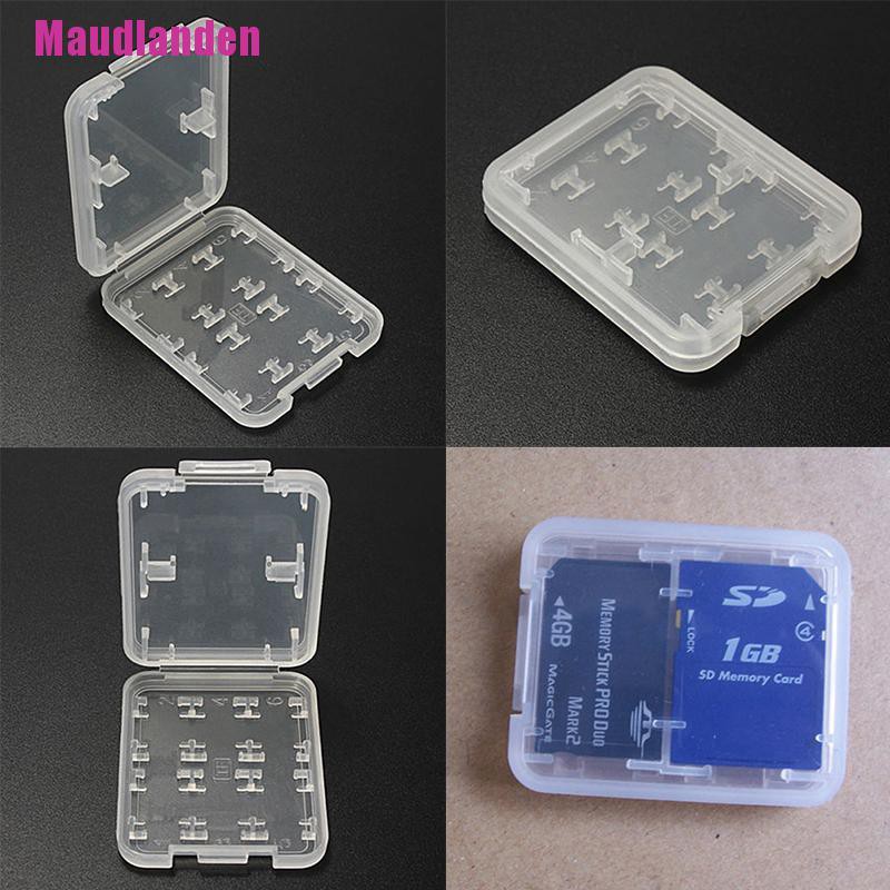 Hộp Đựng Thẻ Nhớ Micro Sd Tf Sdhc Mspd 8 Ngăn Giá Đỡ