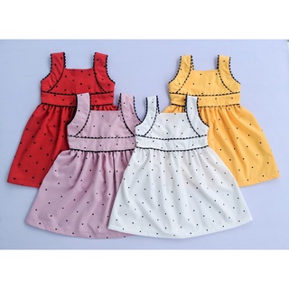 < ĐẦM TẾT BÉ GÁI> ĐẦM BÉ GÁI CHẤM BI 29-44KG