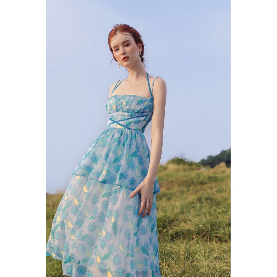 Đầm Blue Sky voan tơ dịu bay bổng Eco Chan