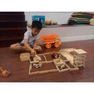 Bộ Kapla gỗ 100 thanh